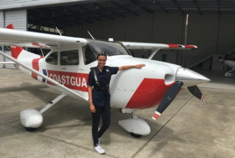 Banu Pashutanizadeh Auckland Air Patrol Volunteer Pilot courtesy Coastguard NZ